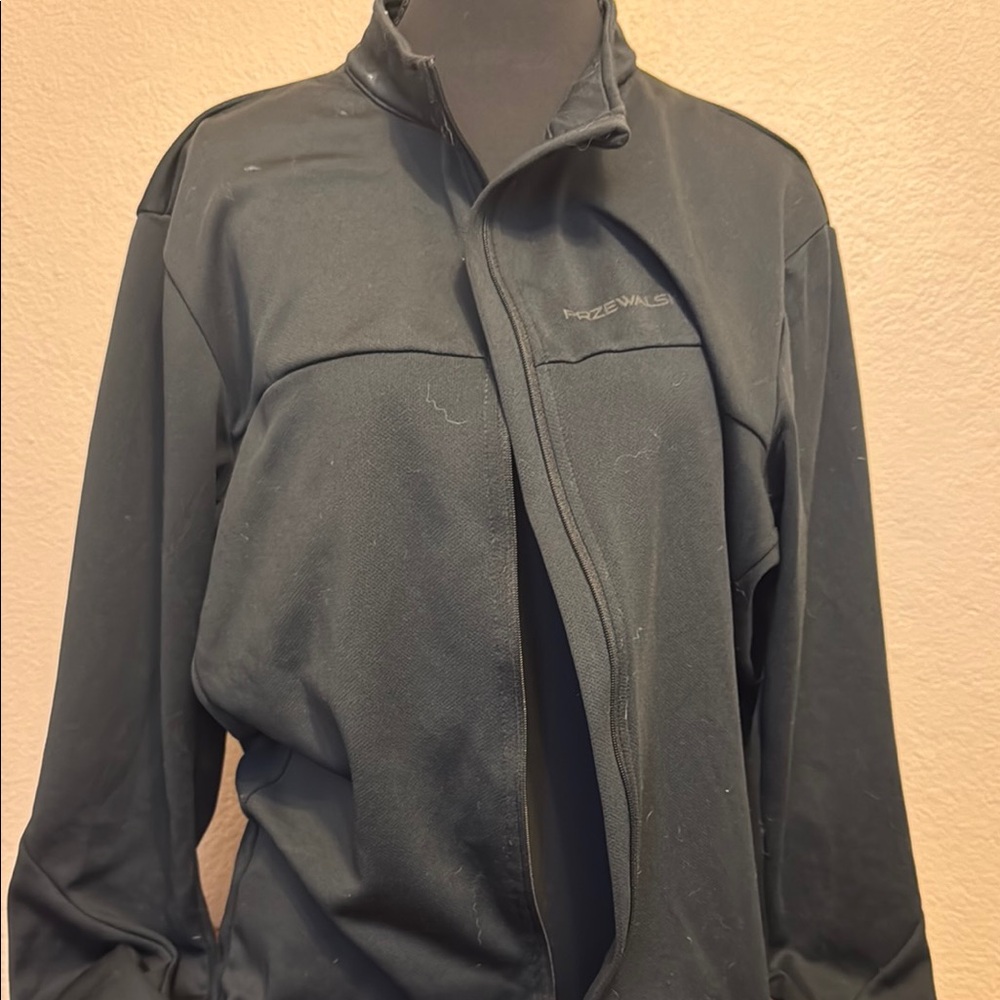 Freeze Black Performance Sweater with Stand-Up Collar